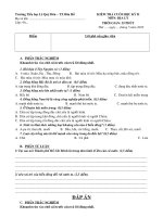 DE KTHKII - DIA LY 4 - CO Đ/A (Q. TIÊU)