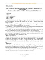 Một vài phương giảng dạy tiết Địa lý tự nhiên Việt Nam lớp 8 ở trường THCS