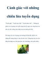 Cảnh giác với những chiêu lừa tuyển dụng pptx