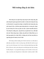 Môi trường sống & sức khỏe doc