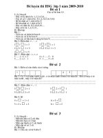 21 De luyen thi HSG lop 1 Mon toan( cuc hay)