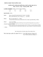 Điều chỉnh đáp án Lý 7- HKII -09-10