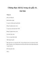 Chứng thực chữ ký trong các giấy tờ, văn bản ppt