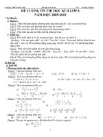 DE CUONG THI HOC KI II LOP 8