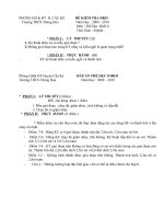 ĐỀ THI HỌC KỲ II MÔN THỂ DỤC 8