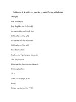 Nghiệm thu đề tài nghiên cứu khoa học và phát triển công nghệ cấp tỉnh Thông ppsx