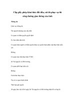 Cấp giấy phép khai thác đất đầu, sỏi đỏ phục vụ thi công đường giao thông của tỉnh pdf