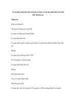 Trả lại giấy phép khai thác khoáng sản hoặc trả lại một phần diện tích khai thác khoáng sản doc