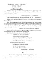 Đề kiểm tra văn 9 kì 2+ĐA