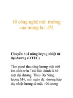 10 công nghệ môi trường của tương lai –P2 pptx