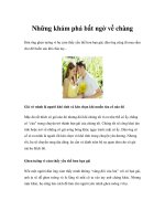 Những khám phá bất ngờ về chàng potx