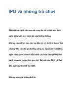 IPO và những trò chơi ppsx