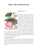 Đông y điều trị bệnh than IgA pps