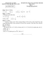 de thi hoc ki II lop 6