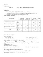 Đề kiểm tra Đại số 8 Chương I