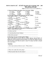 De thi Anh văn 6 ky II-09