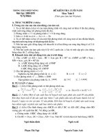 Kiểm tra toán 8 - Cuối học kì 2