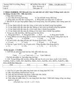 KIEM TRA HKII HOA HOC 8