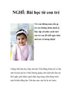 NGHĨ: Bài học từ con trẻ pptx