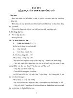 Giáo án các môn phụ  lớp 2 ( Chi tiết)