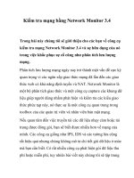 Kiểm tra mạng bằng Network Monitor 3.4 ppsx