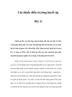 Các thuốc điều trị tăng huyết áp (Kỳ 1) docx