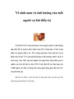 Vô sinh nam và ảnh hưởng của tuổi người vợ khi điều trị pps