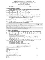 Đề Thi Toán 7 Kỳ II