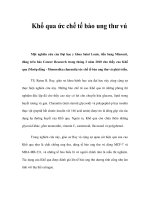 Khổ qua ức chế tế bào ung thư vú ppsx