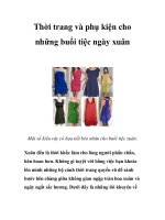 Thời trang và phụ kiện cho những buổi tiệc ngày xuân pps