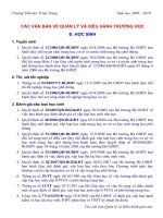 DANH MỤC CV QUẢN LÝ-ĐIỀU HÀNH TRƯỜNG HỌC 5