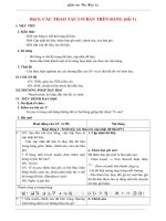 bai 5 các thao tác trên bảng