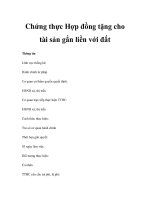 Chứng thực Hợp đồng tặng cho tài sản gắn liền với đất pdf