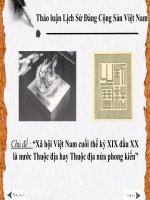 hình thái kinh tế xã hội