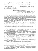 ĐÓN ĐOÀN KIỂM TRA CÔNG NHẬN ĐẠT CHUẨN PCGDTHCS CỦA BỘ GD-ĐT-