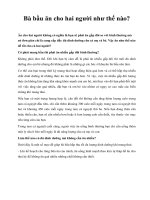 Bà bầu ăn cho hai người như thế nào? pdf