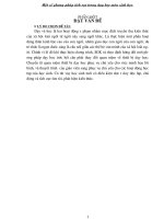 Kinh nghiem:mot so phuong phap day hoc tich cuc sinh hoc 7