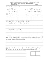 Đề thi HSG Toán 3 năm 2009 - 2010