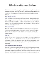 Biến chứng viêm xoang ở trẻ em pps