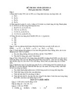 HSG HOA 8 CÓ ĐÁP ÁN