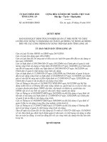 Quyết định Số: 44/2010/QĐ-UBND ppsx