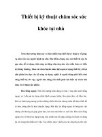 Thiết bị kỹ thuật chăm sóc sức khỏe tại nhà pps