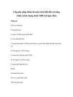 Cấp giấy phép thăm dò nước dưới đất đối với công trình có lưu lượng dưới 3.000 m3/ngày đêm pptx