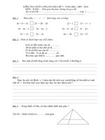 Đề thi HSG Toán 1 năm 2009 - 2010