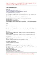 Anh ngữ sinh động bài 24 doc