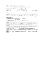 Đê KSCL Học kỳ II