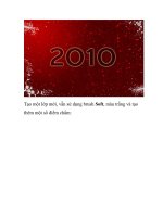 Tạo thiệp Giáng sinh trên Photoshop- P4 doc