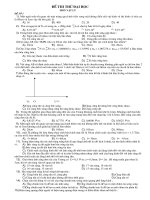 Đề Luyện thi ĐH môn Lý 22