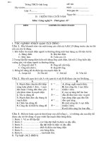 Đề thi công nghệ 9 học kỳ 2 ( công nghệ điện)