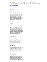 THƠ HỒ XUÂN HƯƠNG